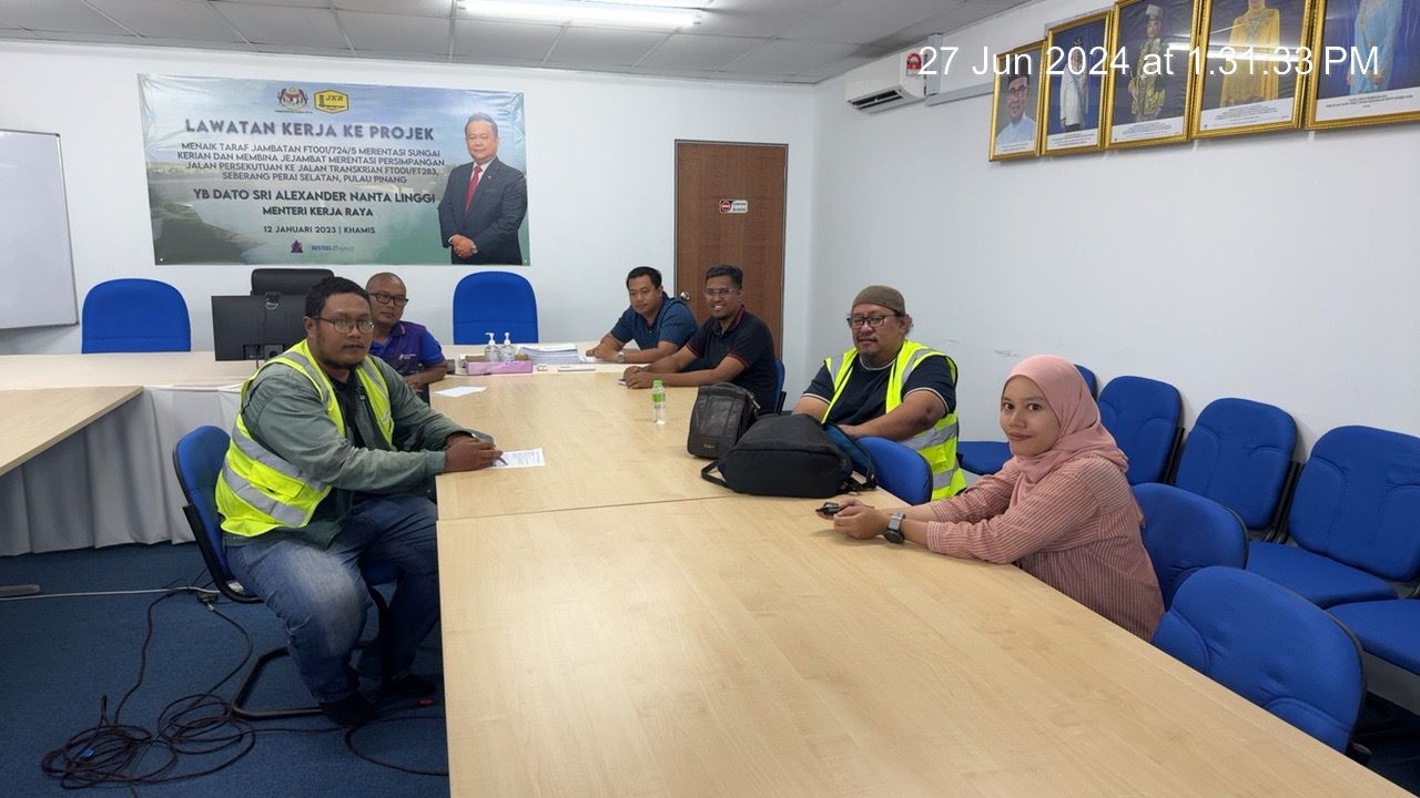1. PROJEK MENAIKTARAF JAMBATAN SUNGAI KERIAN